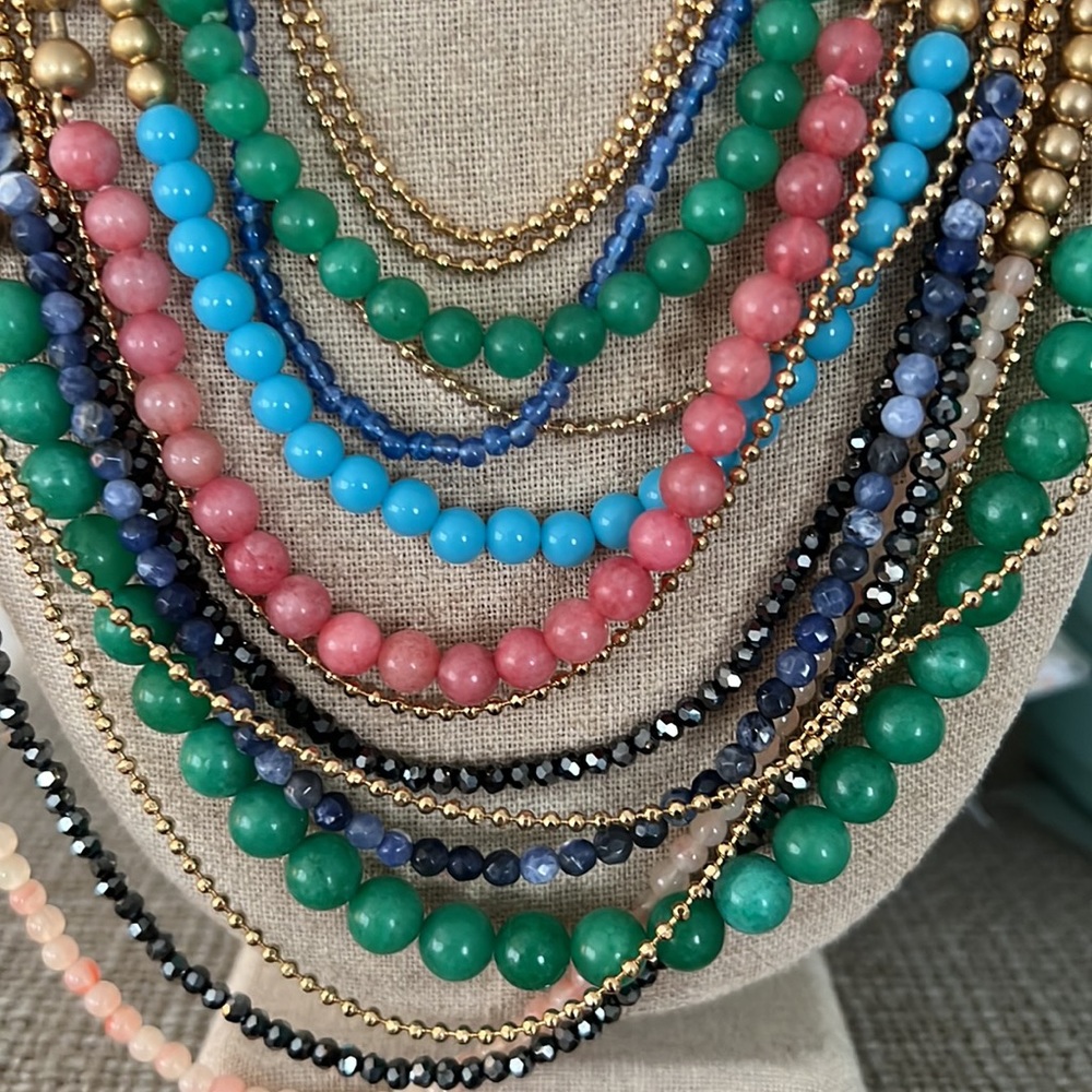 Stella And Dot Multicolored Statement Necklace - image 2